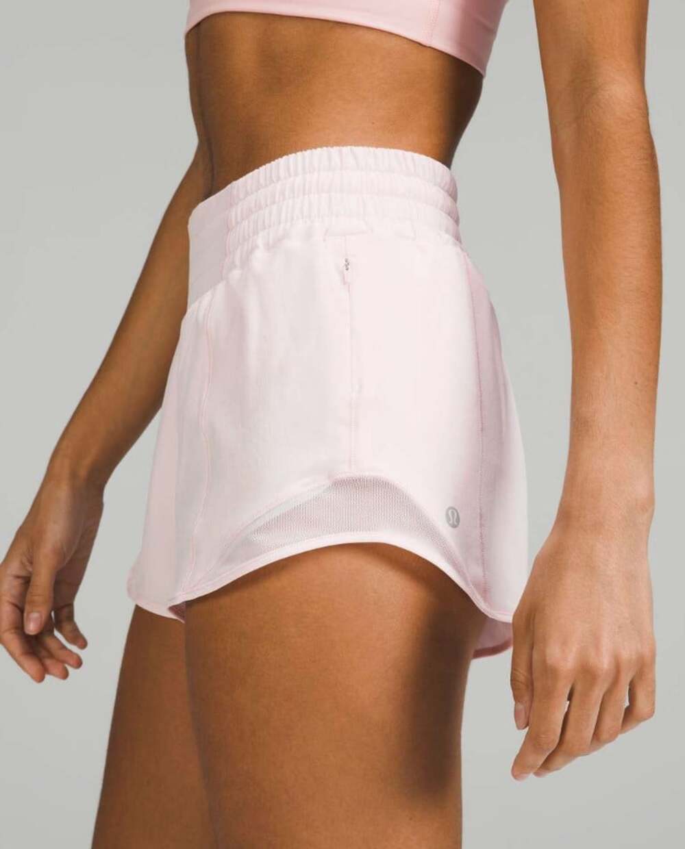 Lululemon Hotty Hot High-Rise Lined Short 2.5" Strawberry Milkshake Size 4
